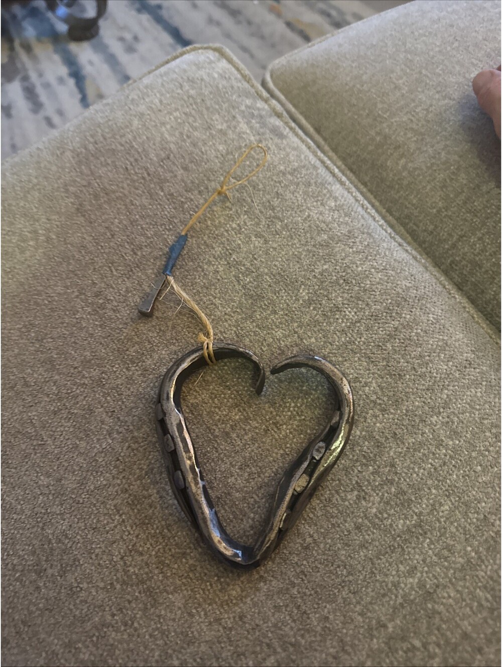 Hand Forge Horseshoe With Nail